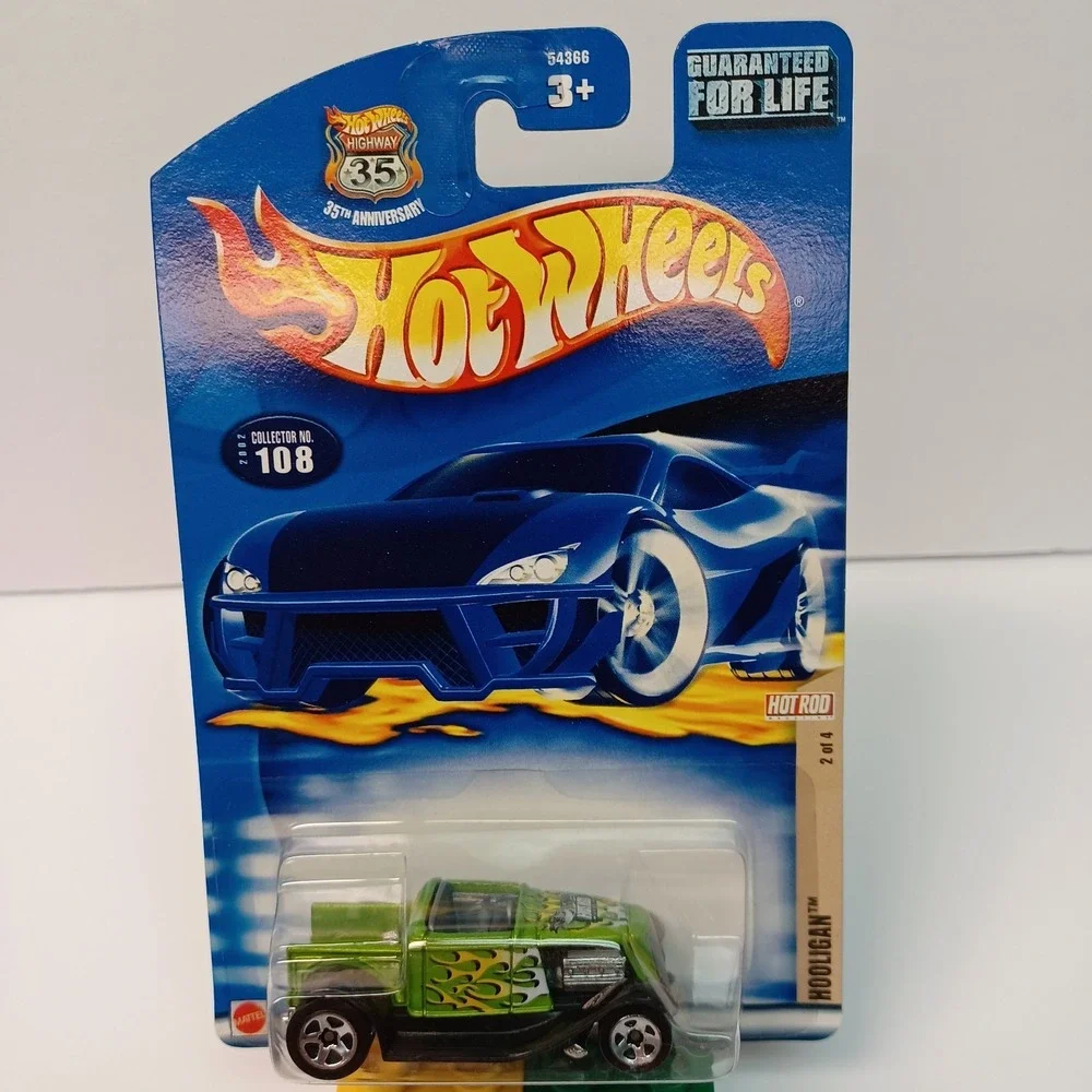 2002 Hot Wheels Hot Rod Highwaiy 35 2 of 4 Hooligan‎ Green #108